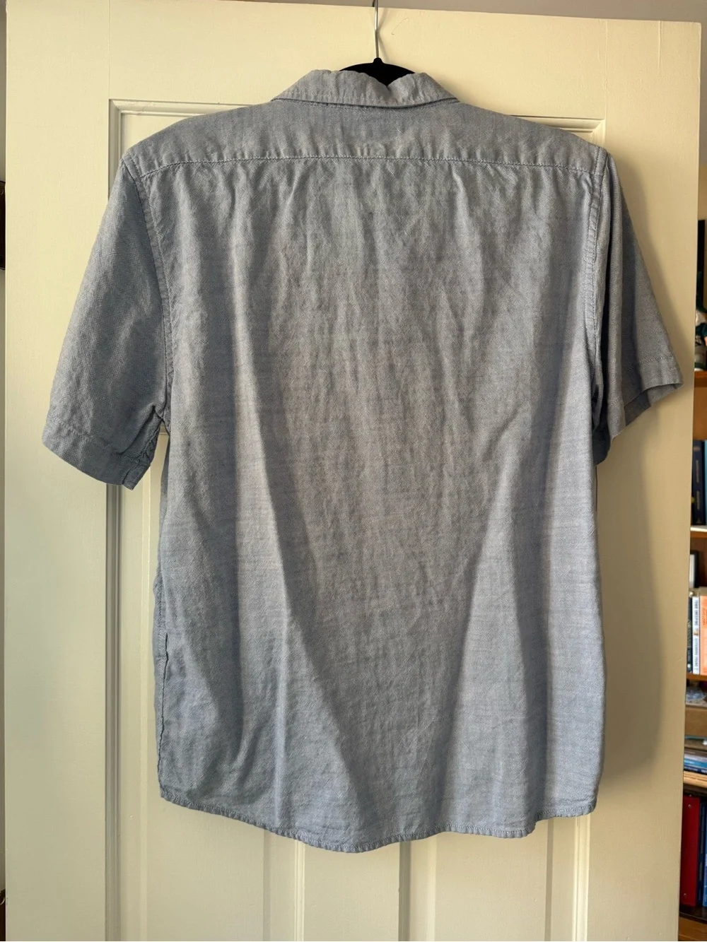 Banana Republic Light Blue Short-Sleeve Oxford Button-Down